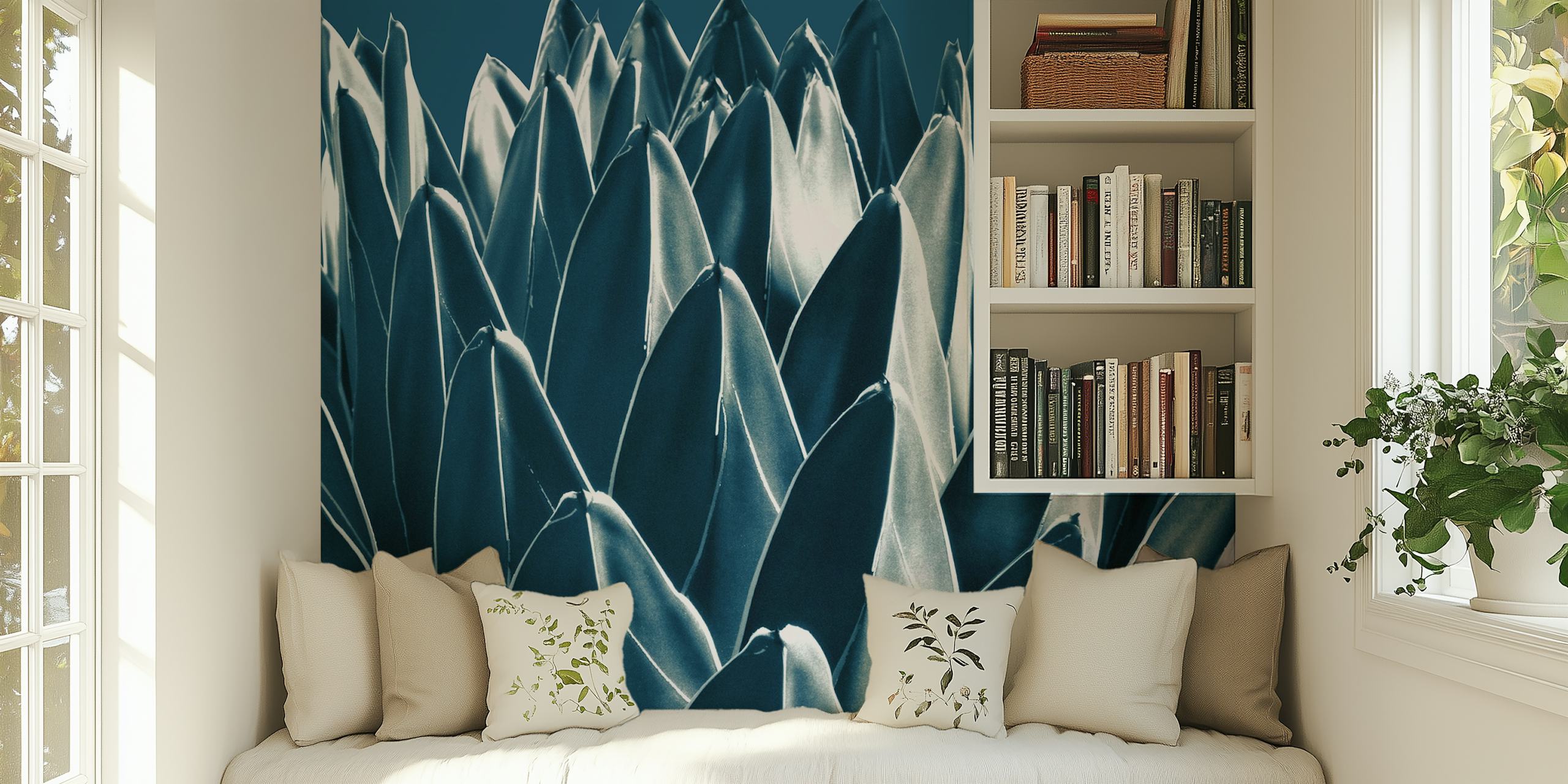 Agave Chic 5 Tapete in einem Raum