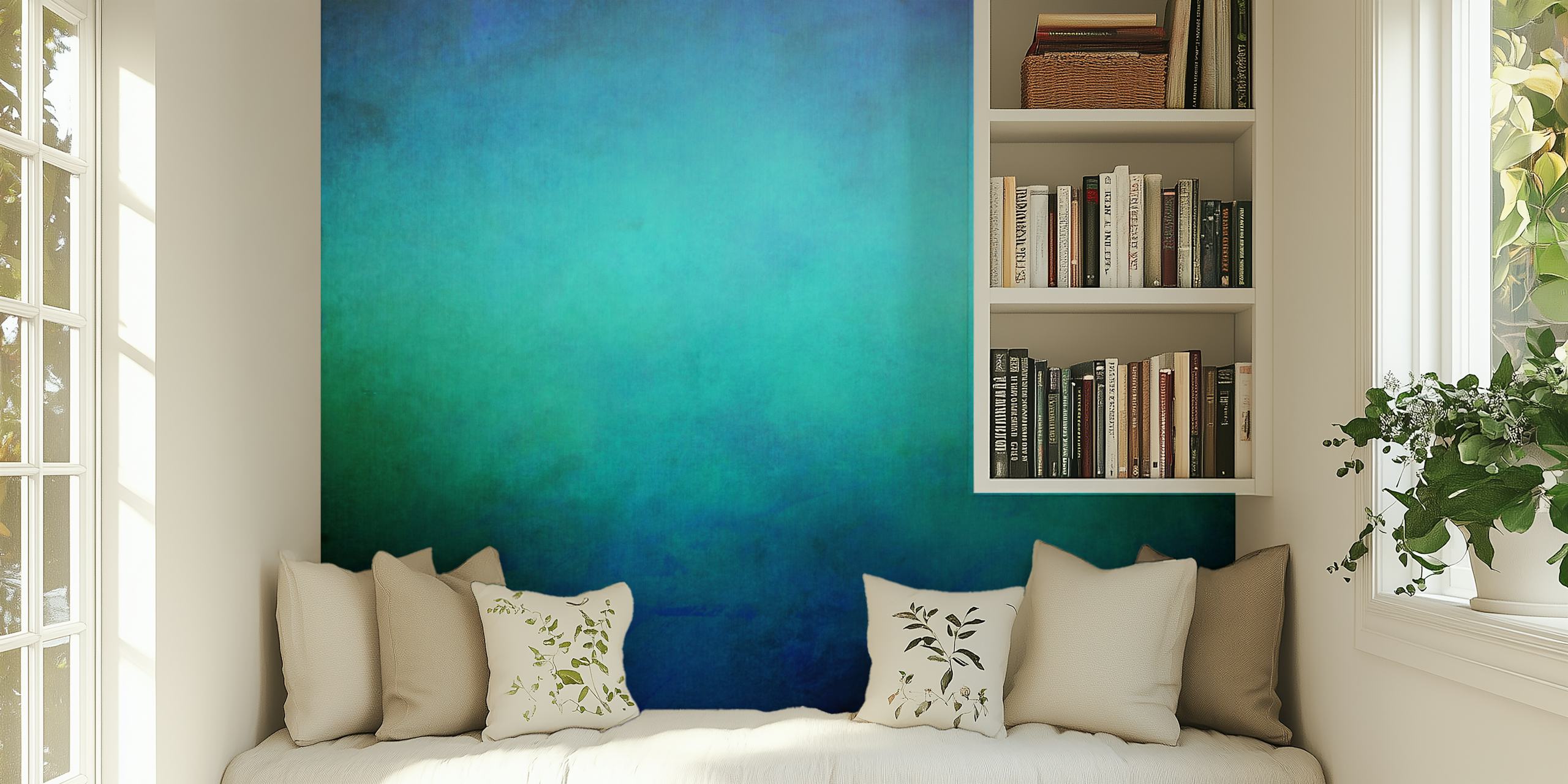 Blue Twilight wallpaper in a stylish room