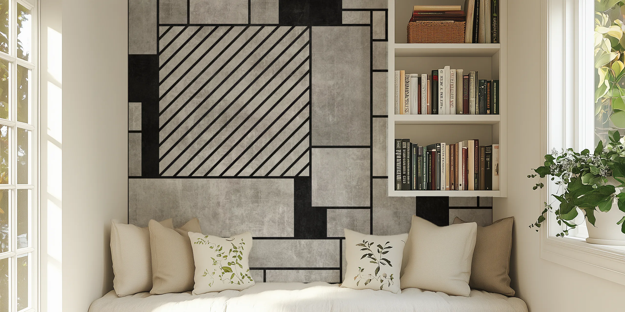 Random Concrete Pattern Wallpaper | Happywall