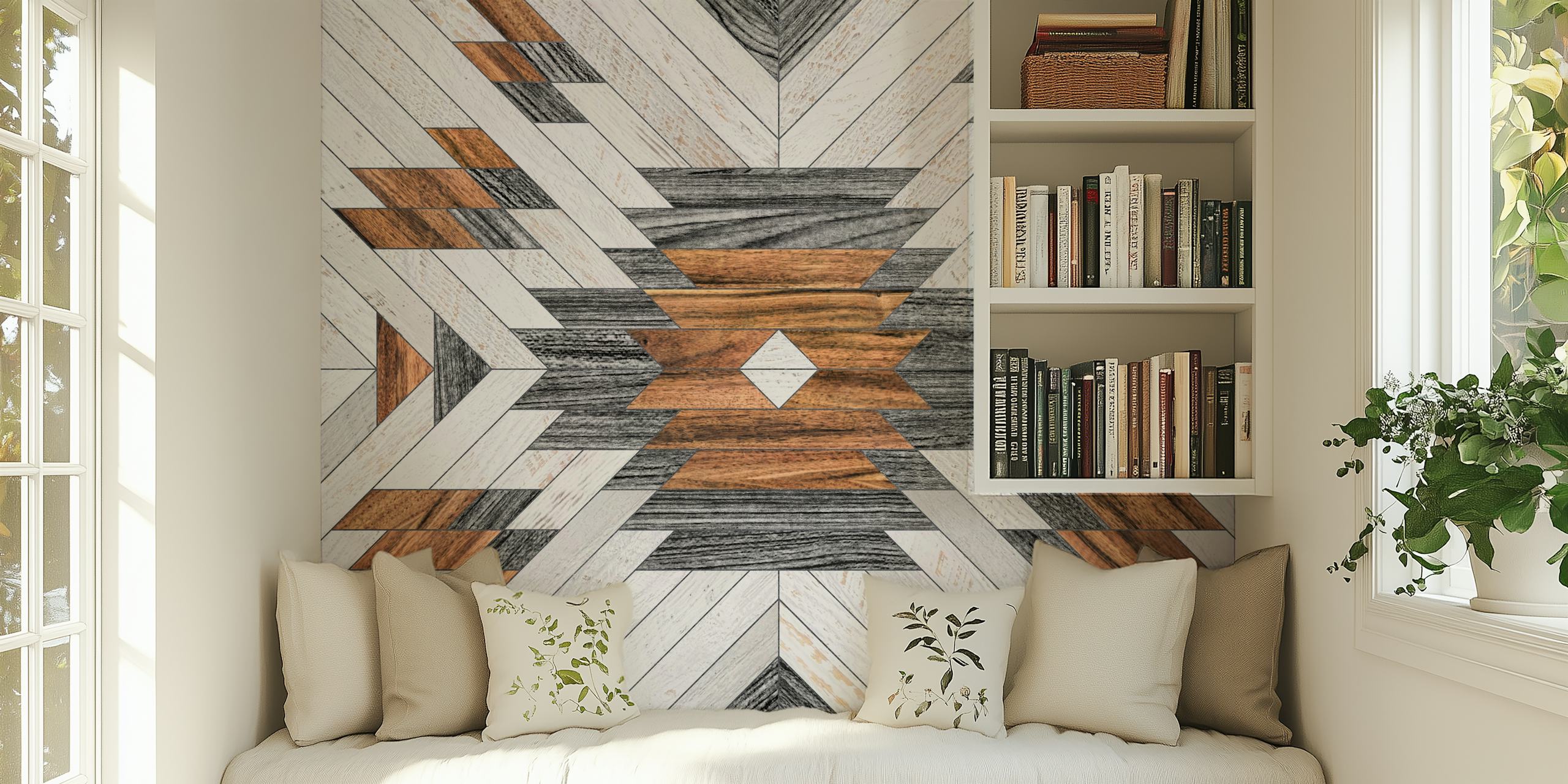 Papel de parede Urban Tribal Pattern No 8 em um quarto