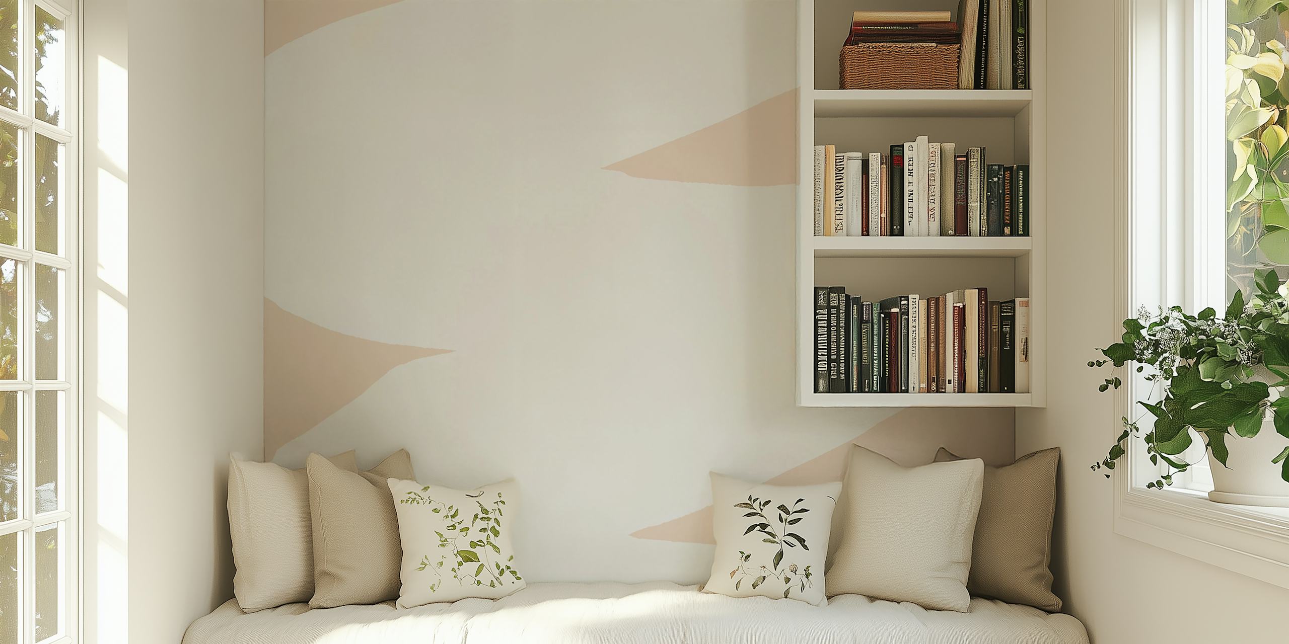 Papel de parede Minimal Space 42 em um quarto elegante