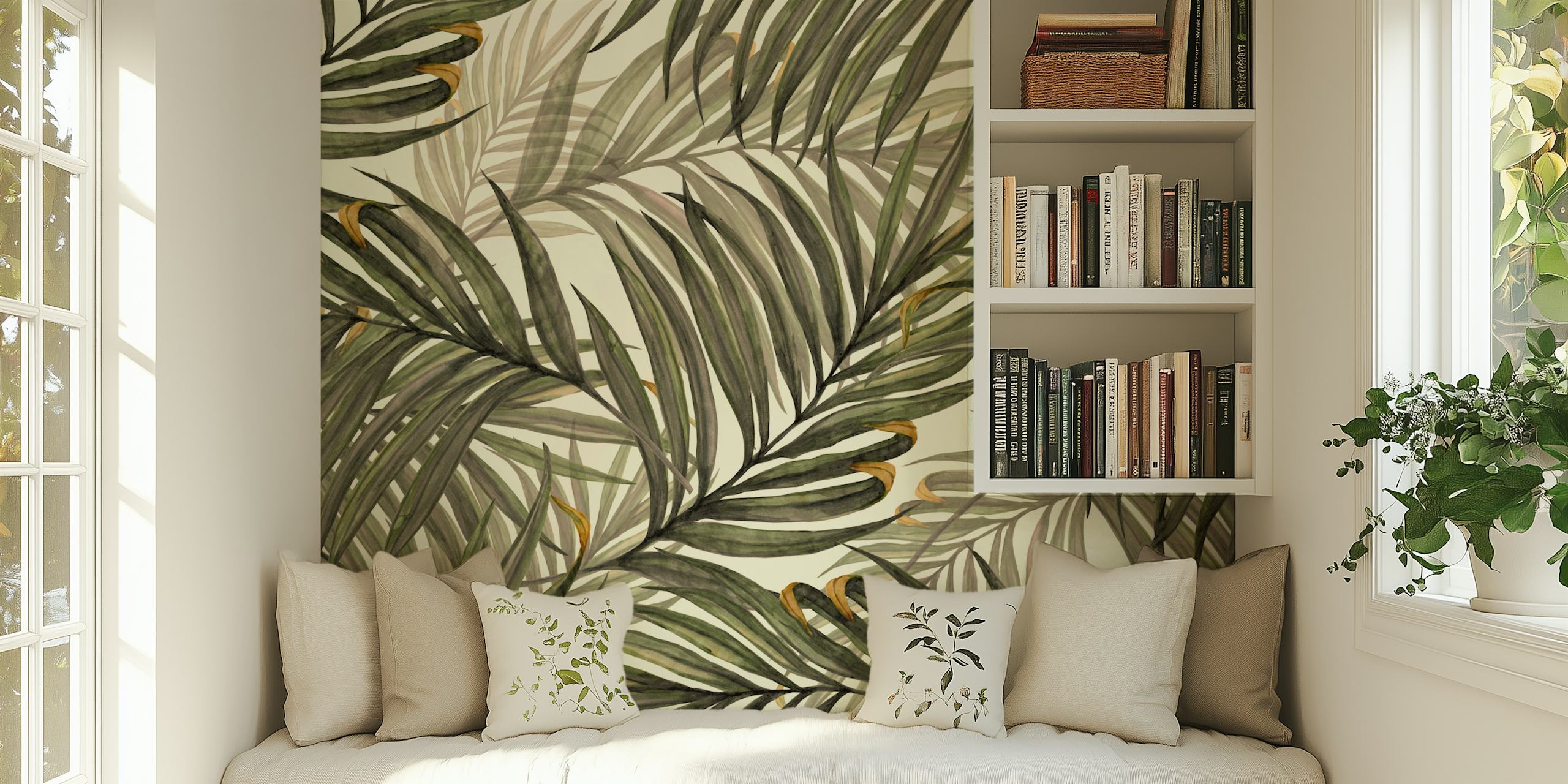 Palm Leaves02 Jumbo tapeta u sobi