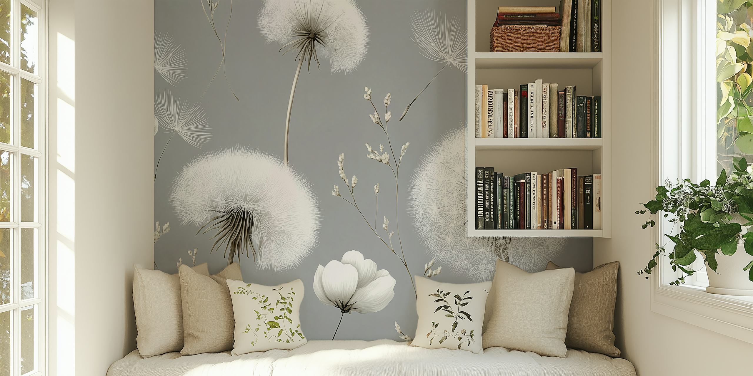 Dandelion Dreams wallpaper in a room