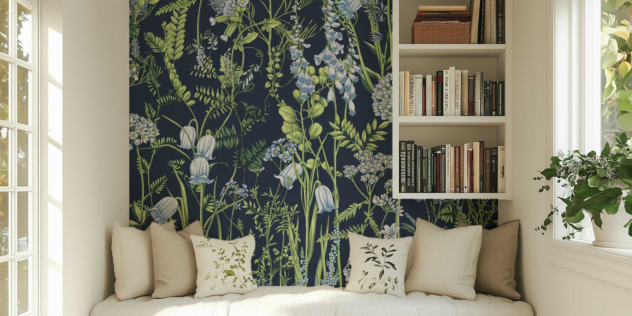 Botany pattern 11 tapet i et rom