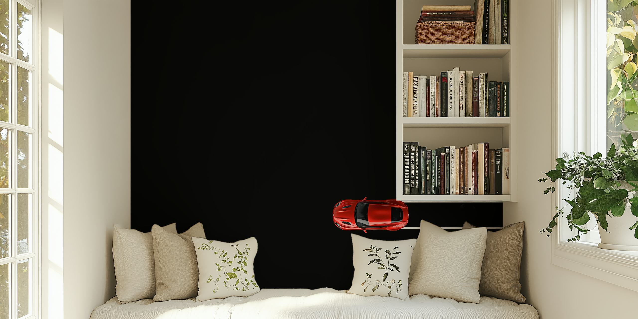 Red Car tapet i moderne romdesign