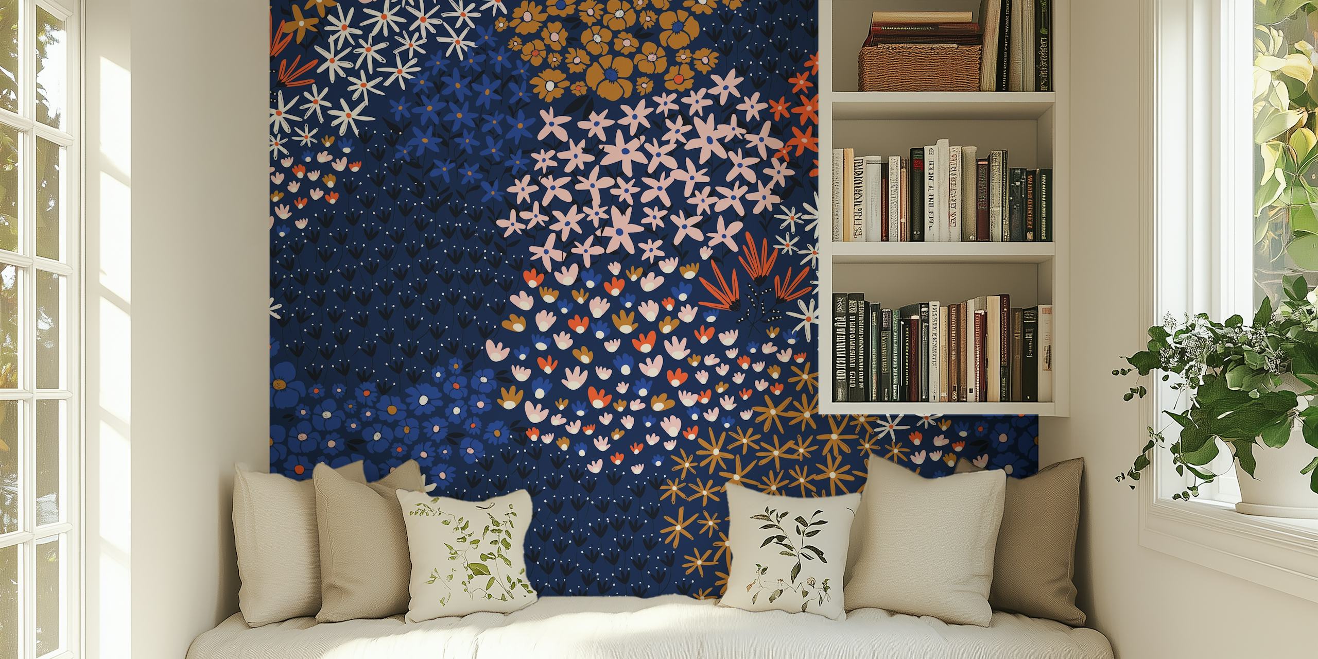 E L L A Flowers wallpaper design