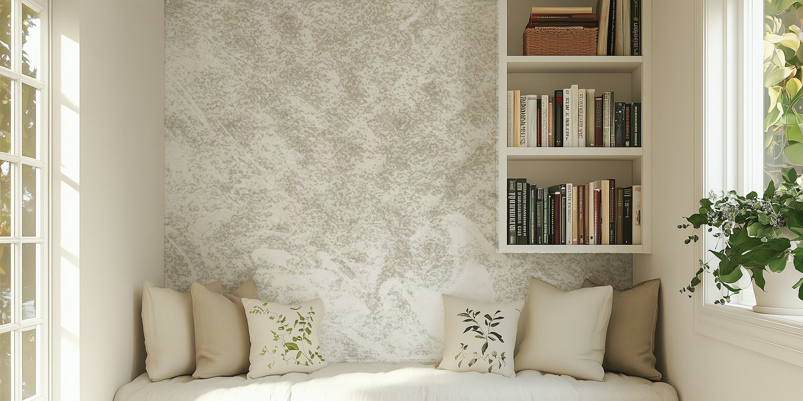 Texture Creme Sand wallpaper in a room