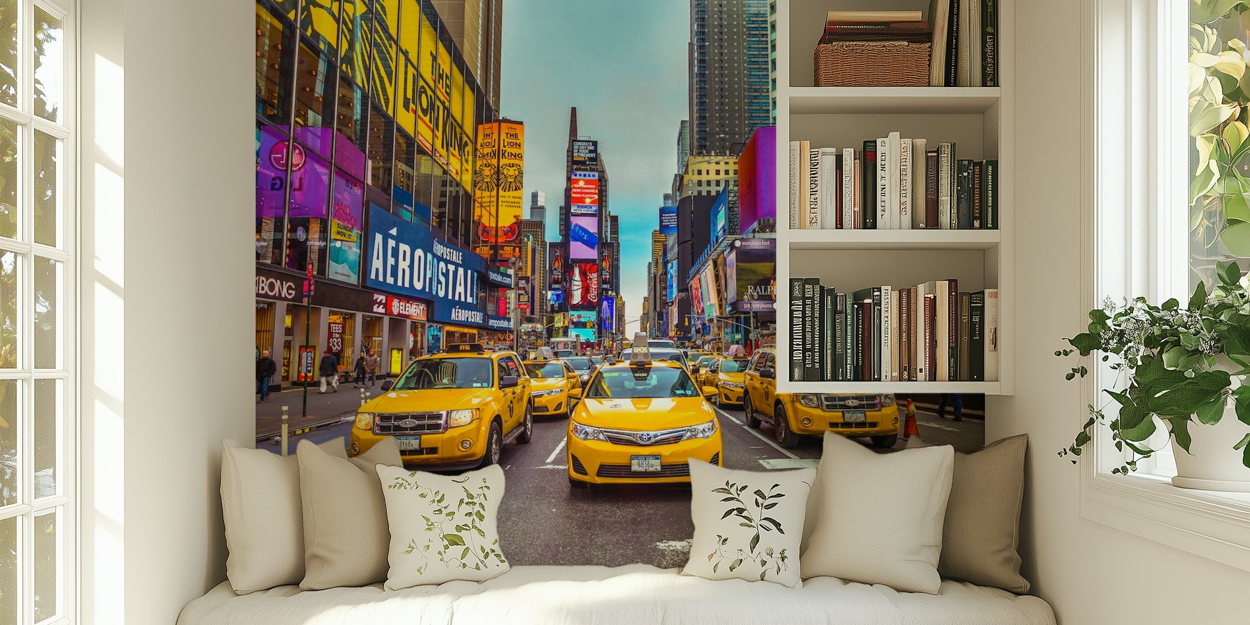 New York's Urban Pulse wallpaper design