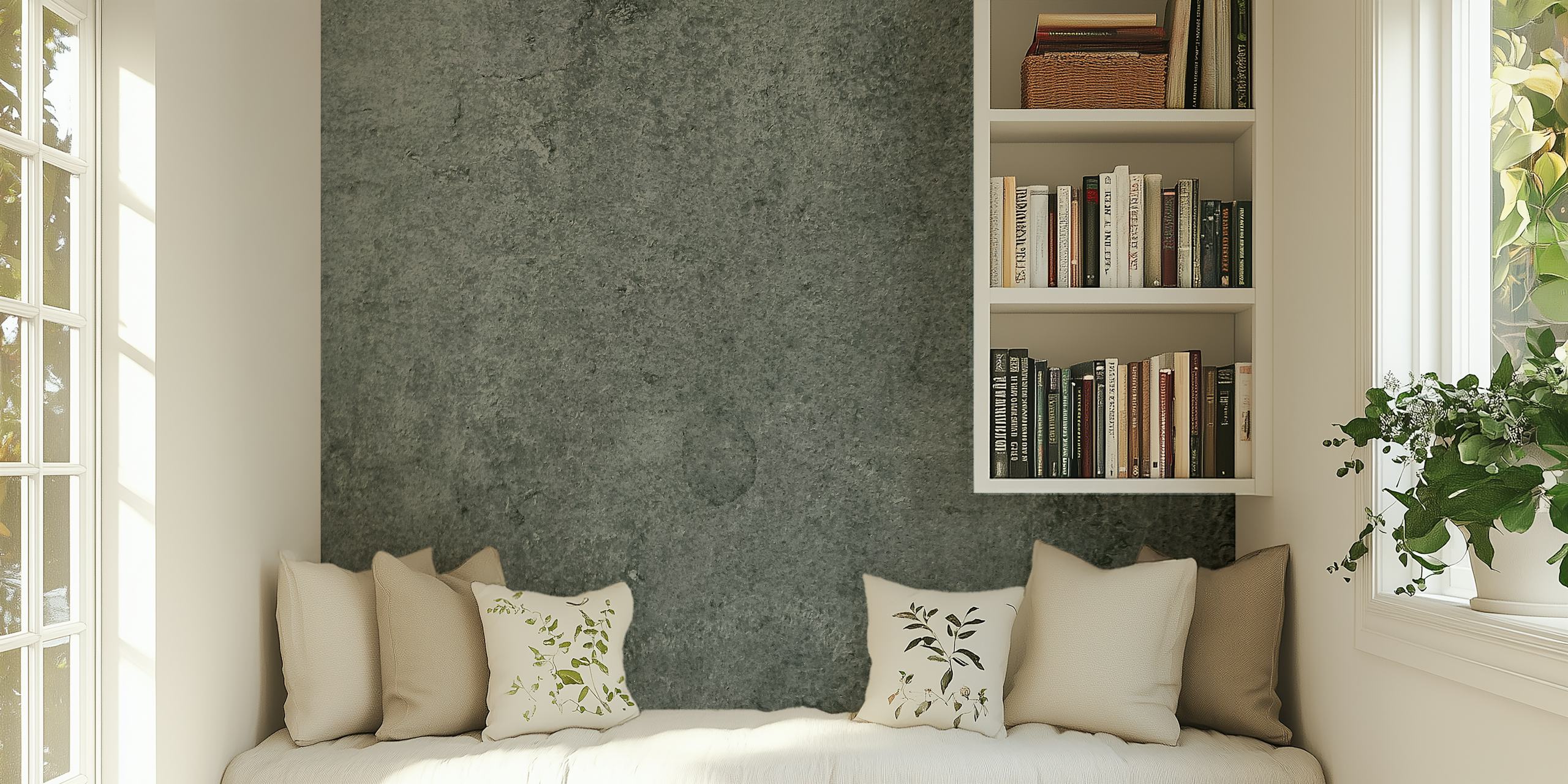 Aged Leather - Peat texture wall mural with rich, warm tones for interior decor