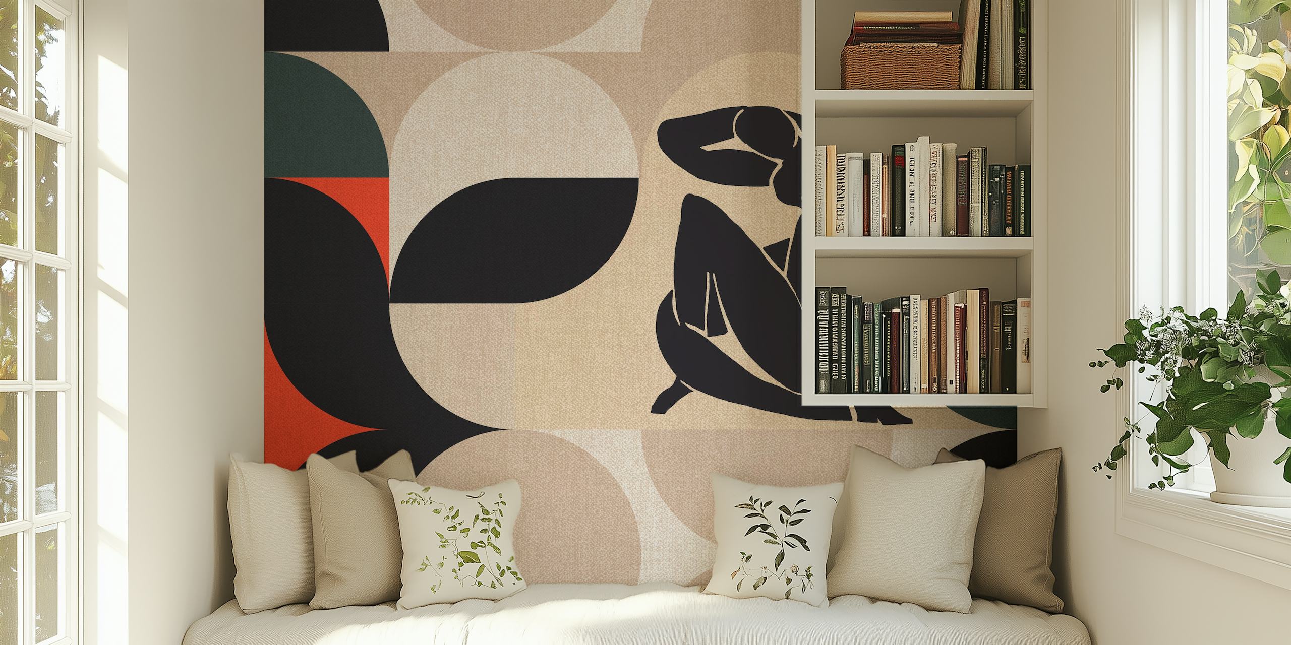 Matisse 50s Mid-Century Abstract tapetdesign