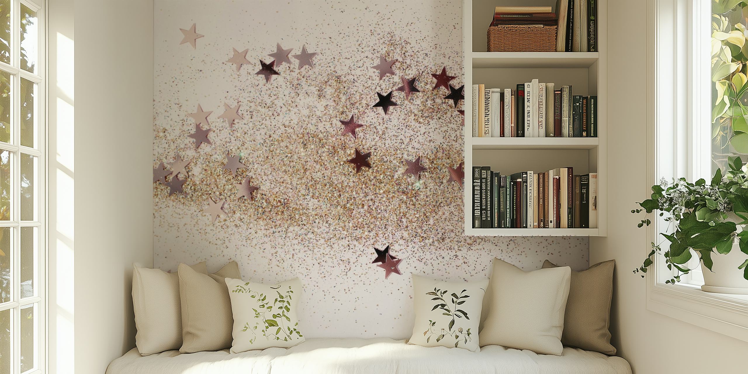 Sky Full Of Stars Papel Tapiz Glitter En Una Habitación