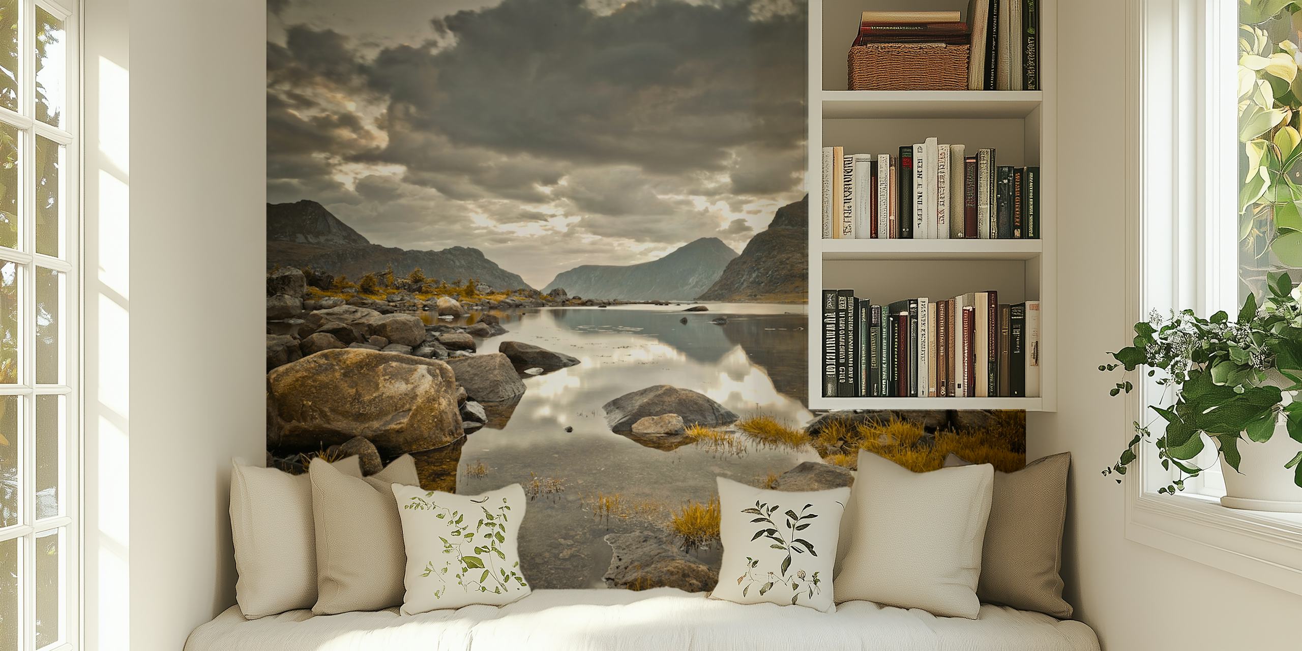 Tapeta Norwegian Fjord v místnosti