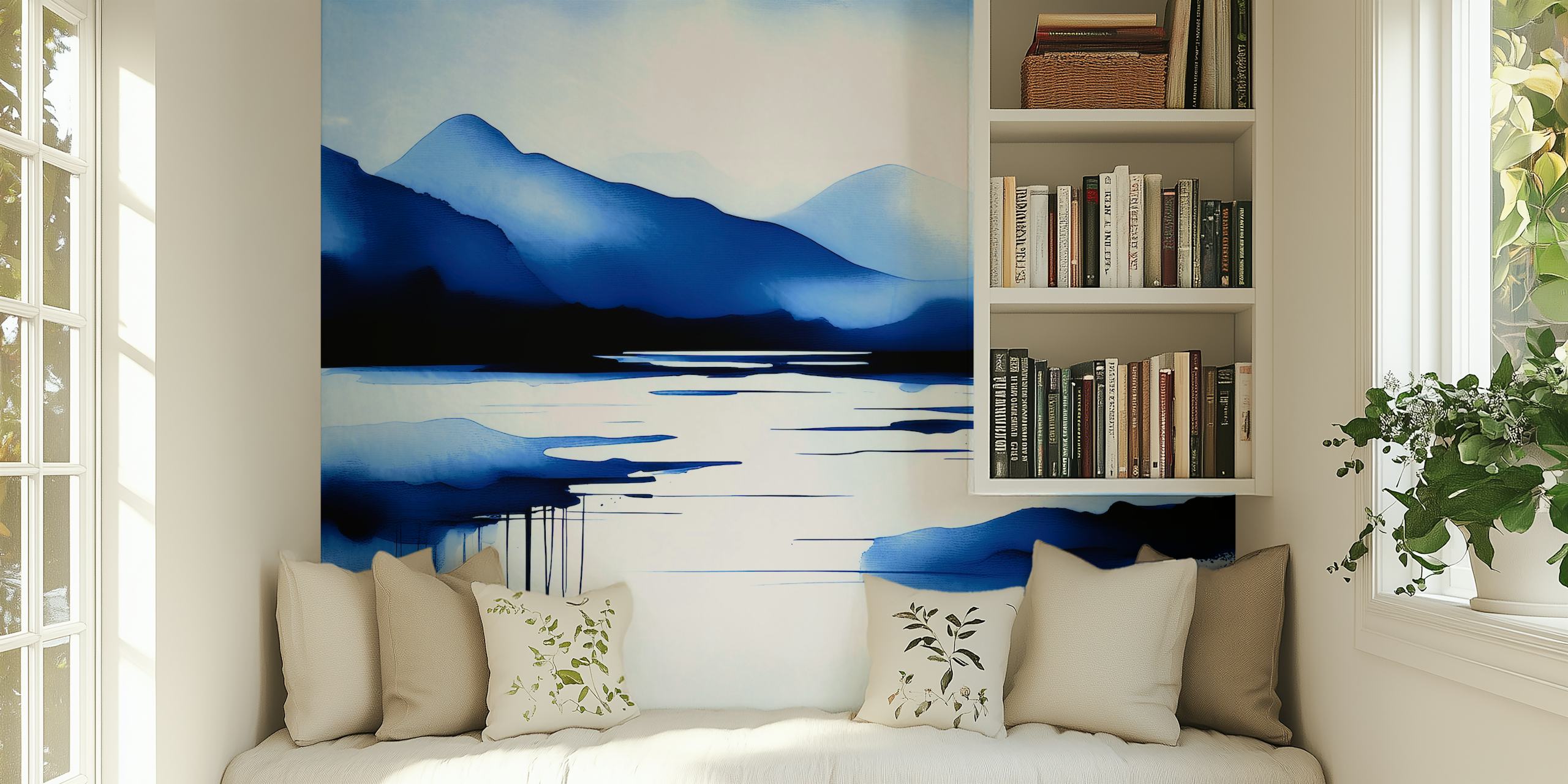 Nordic Horizon wallpaper in a peaceful room