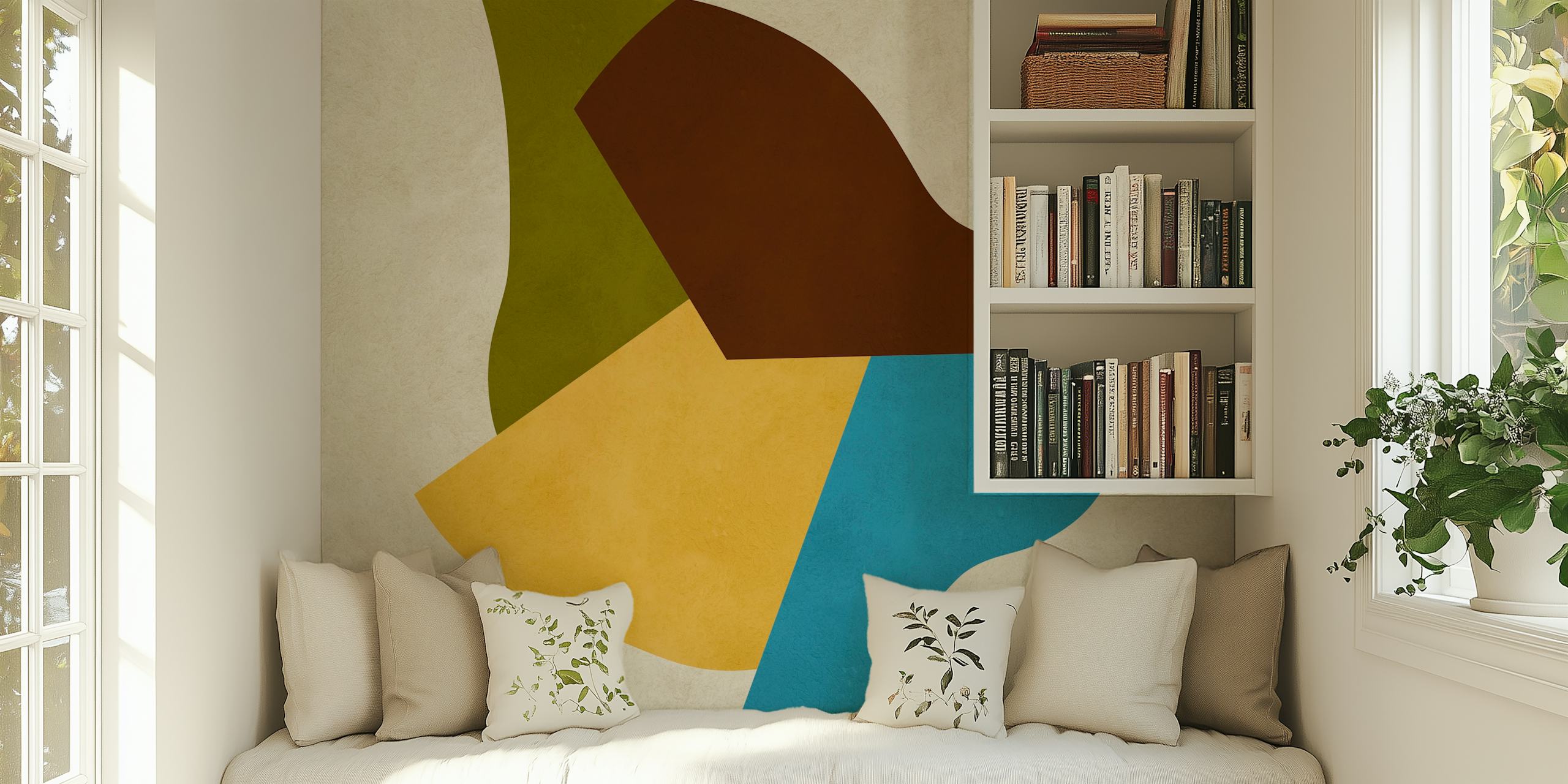 Modern and contemporary wallpaper in a room