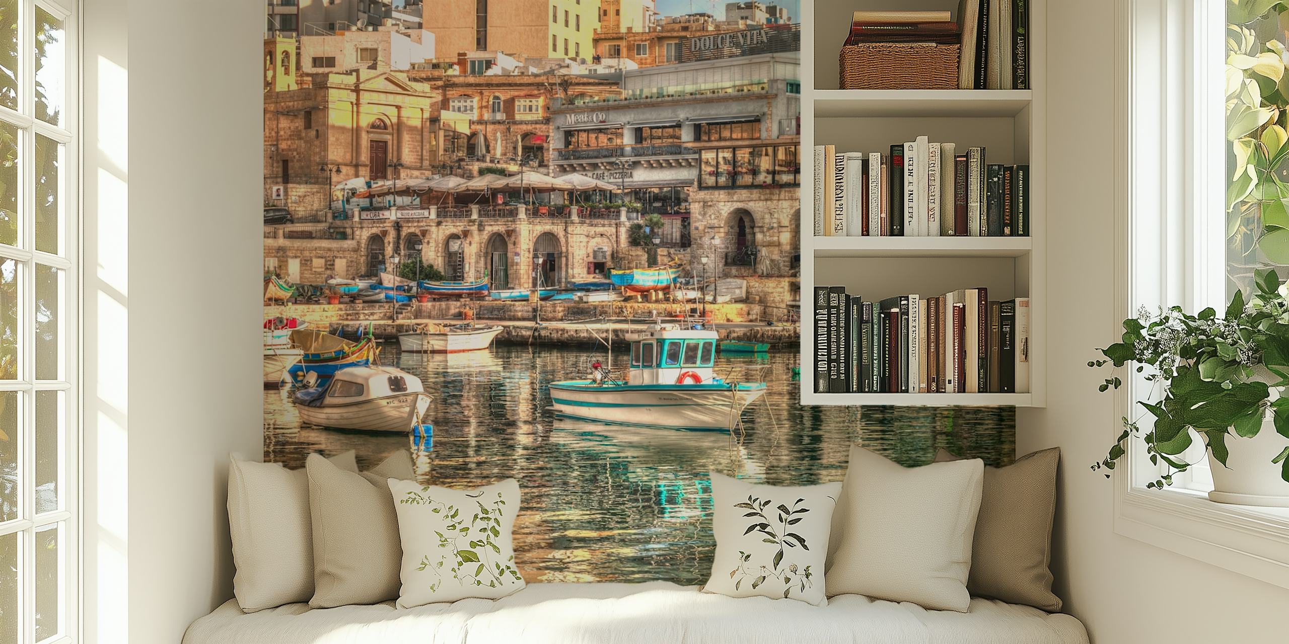St Julians Bay wallpaper ontwerp