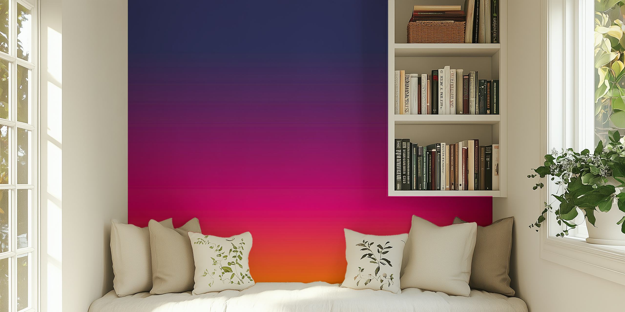 Gradient wallpaper from midnight to sunrise