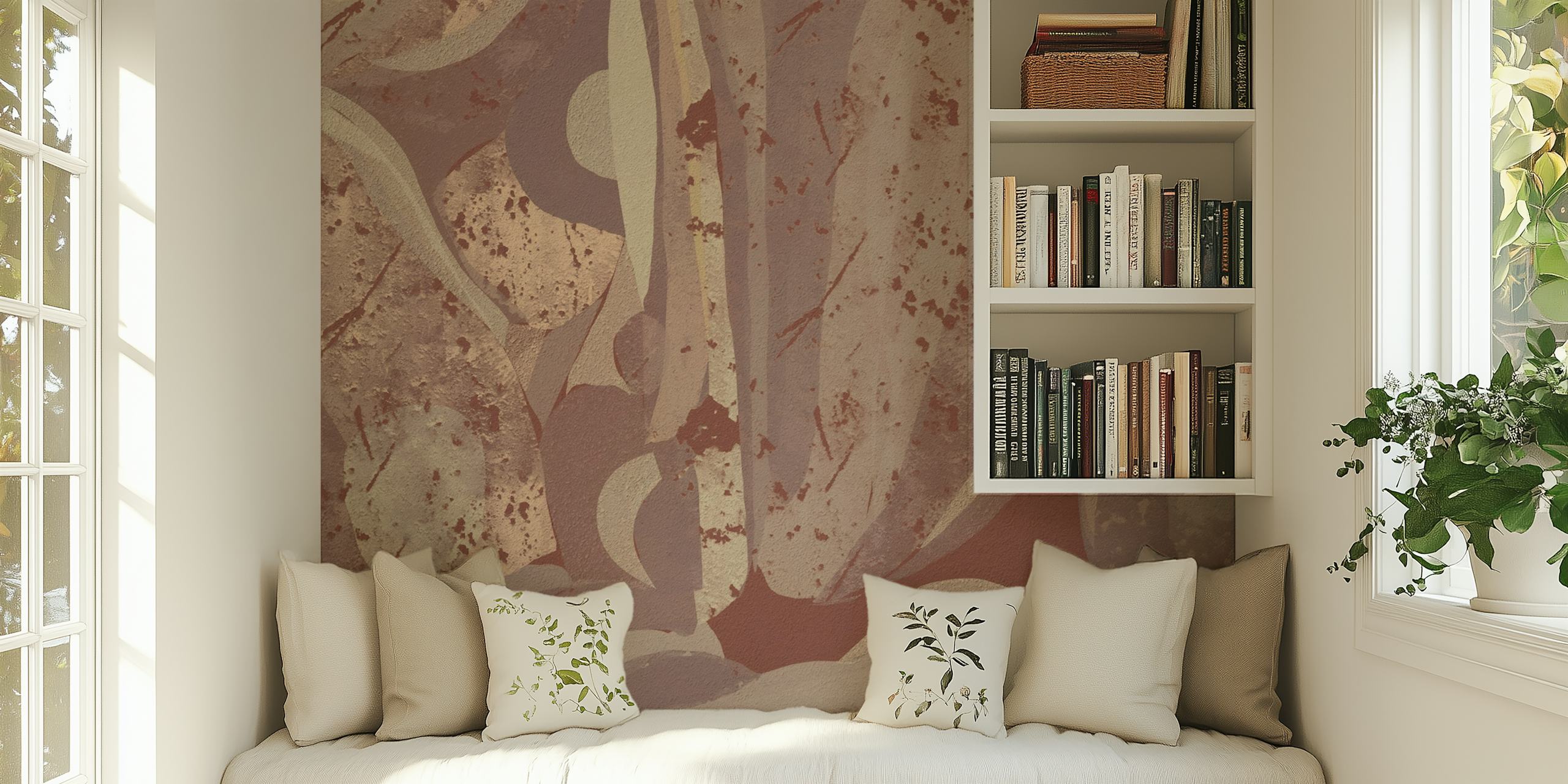 Papel pintado Rustic Canyon Journey en una habitación