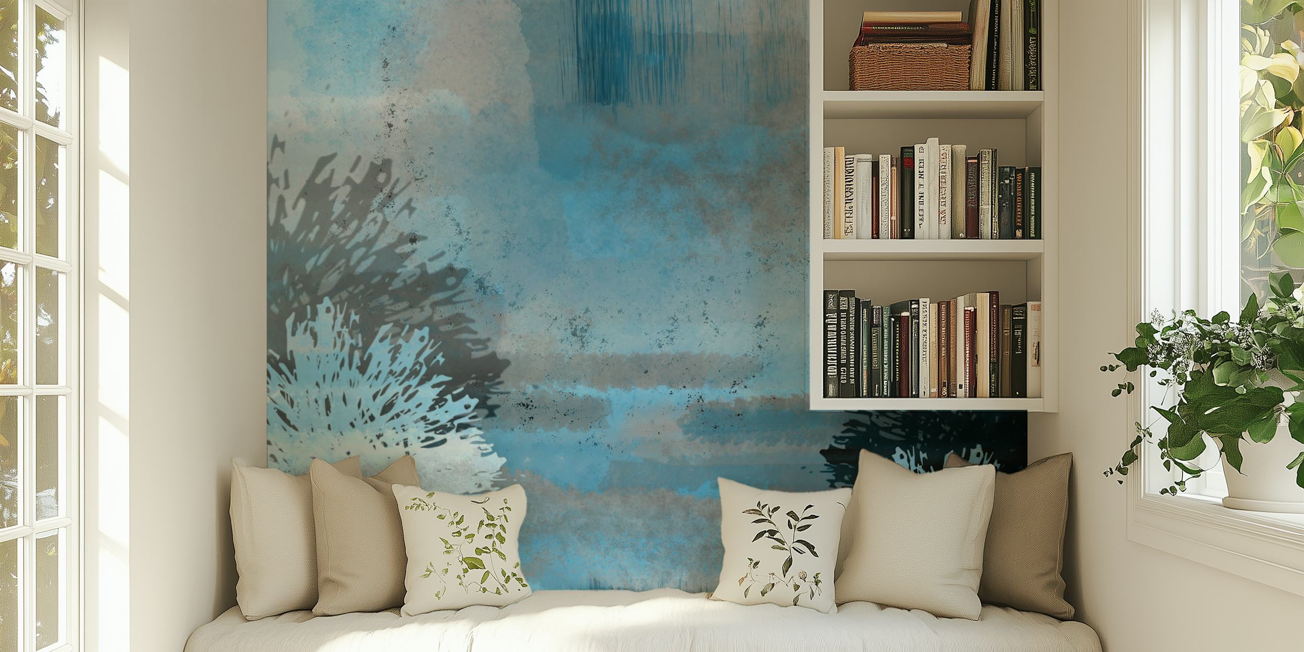 Waiting For My Love wallpaper displayed in a room