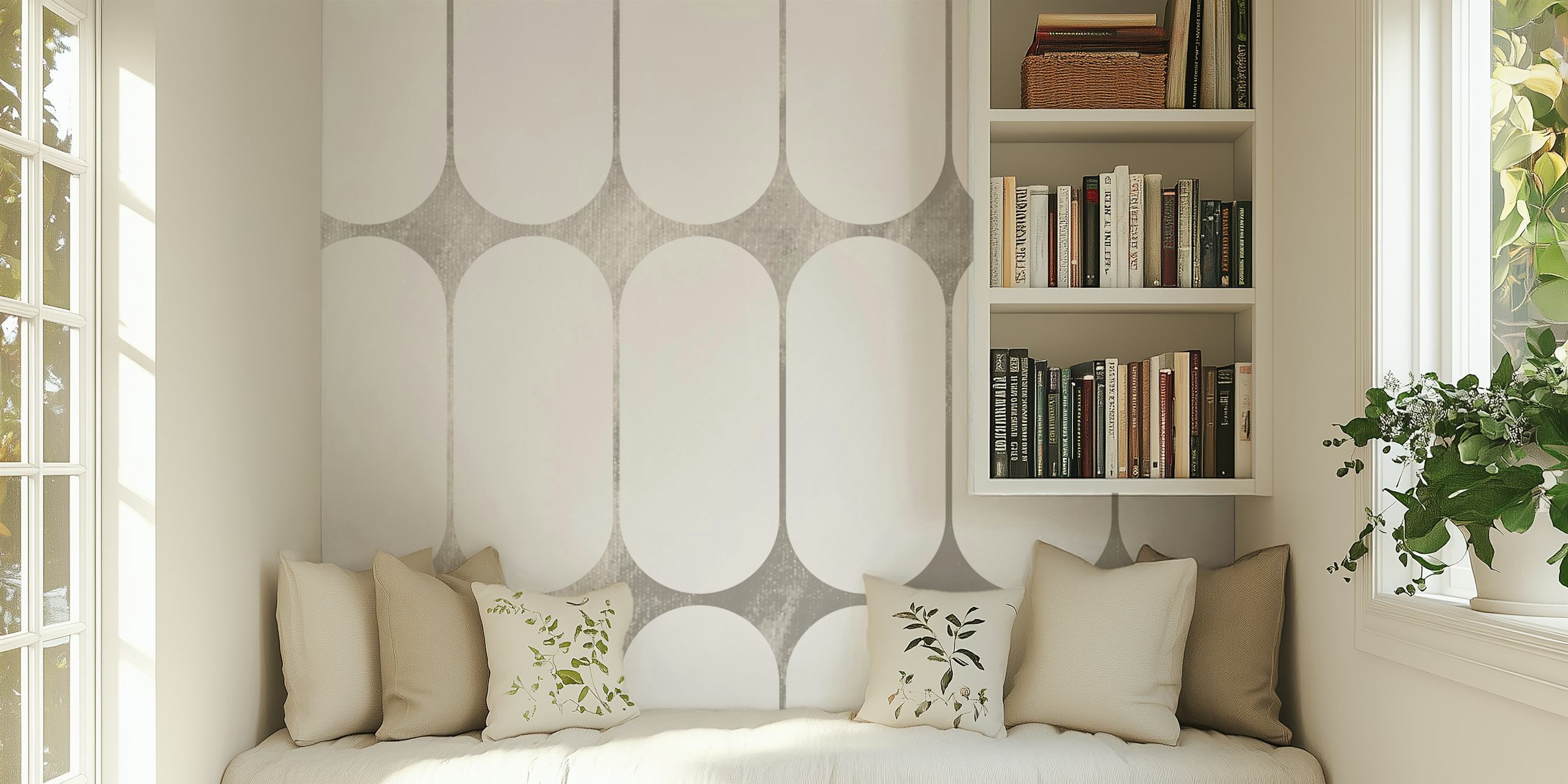 Arctic Capsule Elegance wallpaper in a room setting