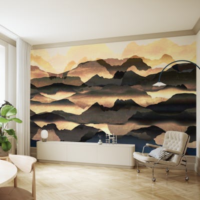 Golden mountains