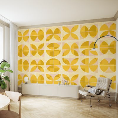 Yellow Geometric Bauhaus