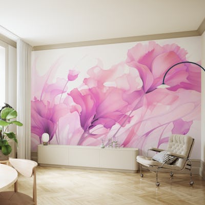 Gentle Pink Ethereal Blooming Fantasies