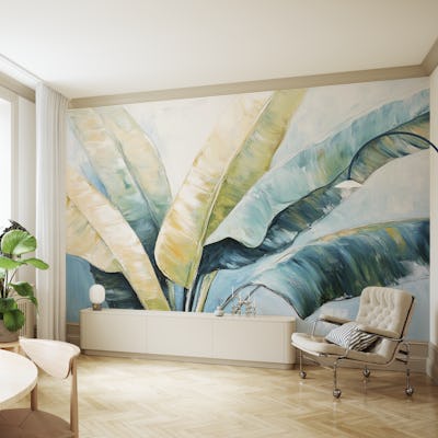Pastel Palm Serenity