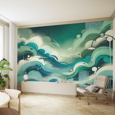Graffiti: Emerald Flow
