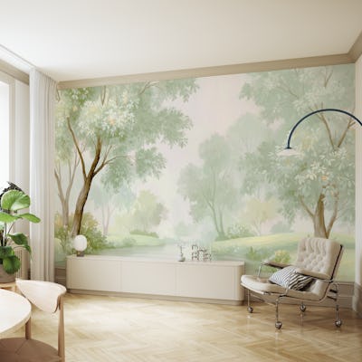 Tranquil Green Forest Escape