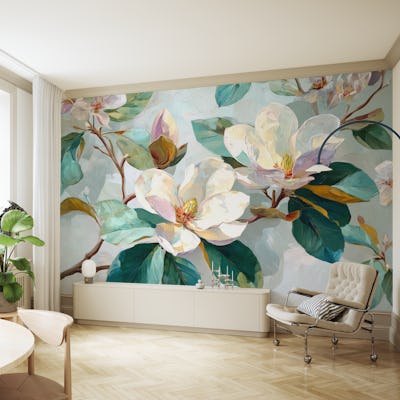 Serene Magnolia Canvas