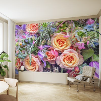 Roses and mixed flowers