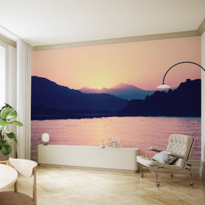 Romantic Pastel Pink Sunset 1