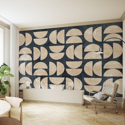 Mid Century Concrete Artwork