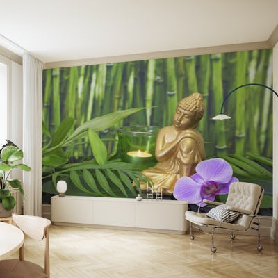 Buddha And Bamboo