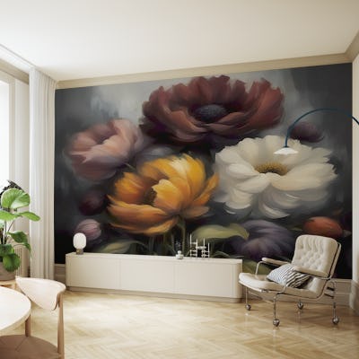 Antique Fall Flower Art