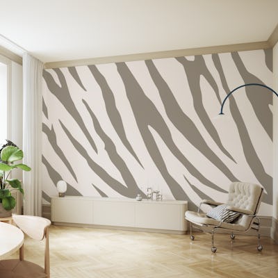 Abstract Zebra Stripes
