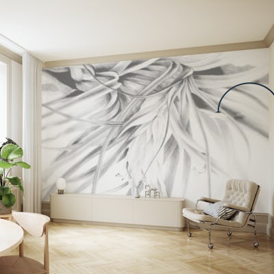 Elegant Floral Etching
