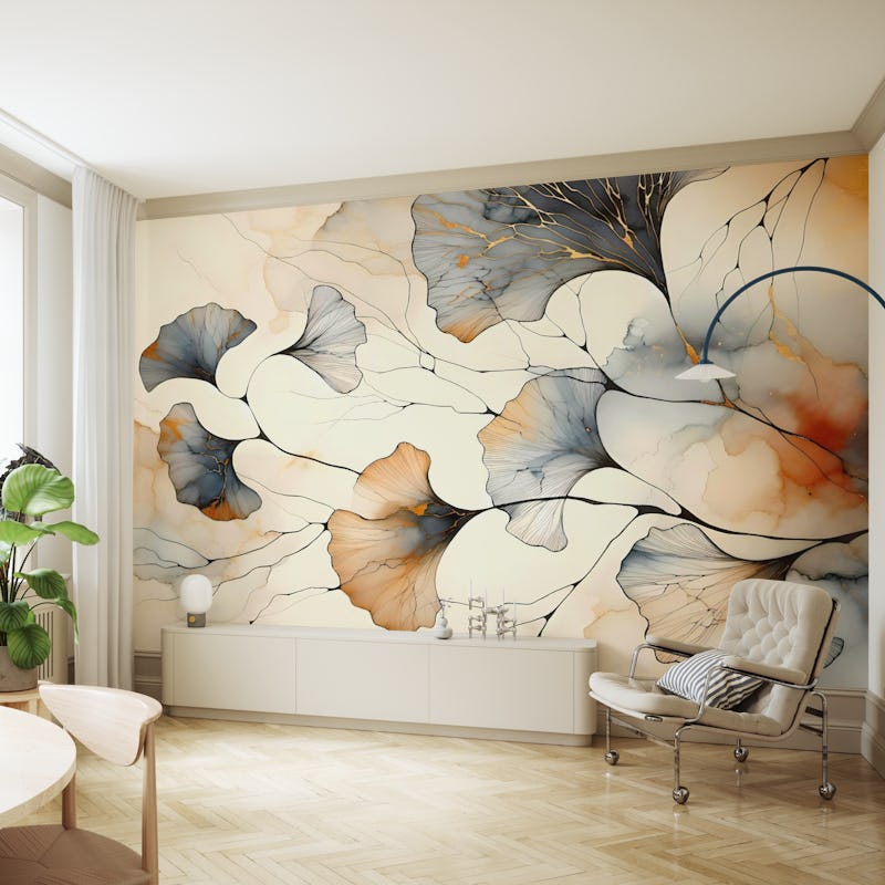Gilded Ginkgo Elegance