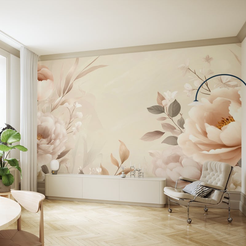 Beige Floral Dream