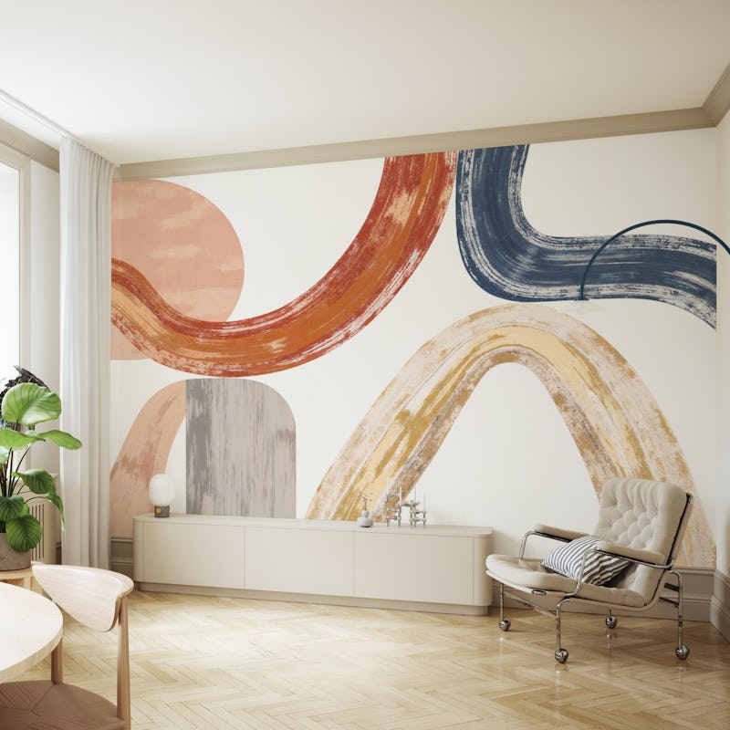 Abstract Earthy Waves