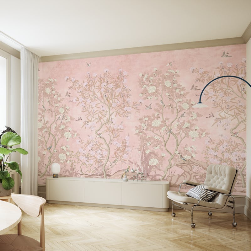 Chinoiserie pink