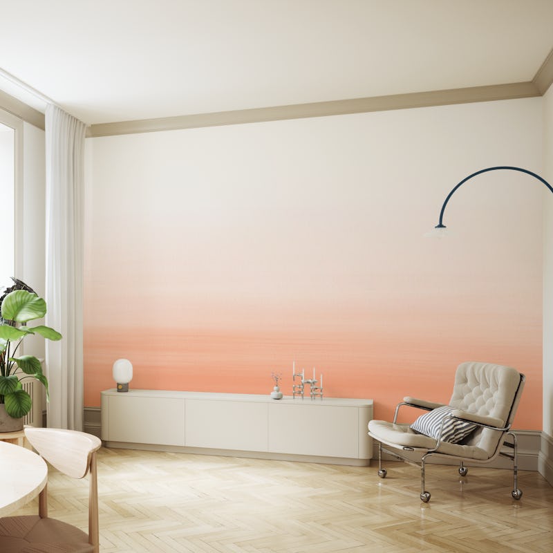 Peach watercolor gradient