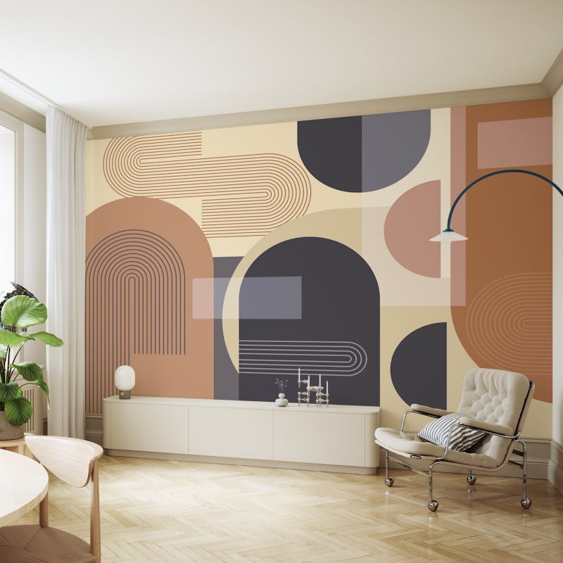 Mid Century Abstract Arches