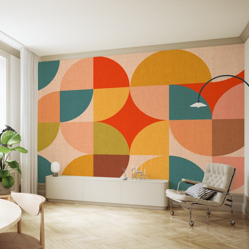 Geometric 50s Mid-Century Abstract Forms