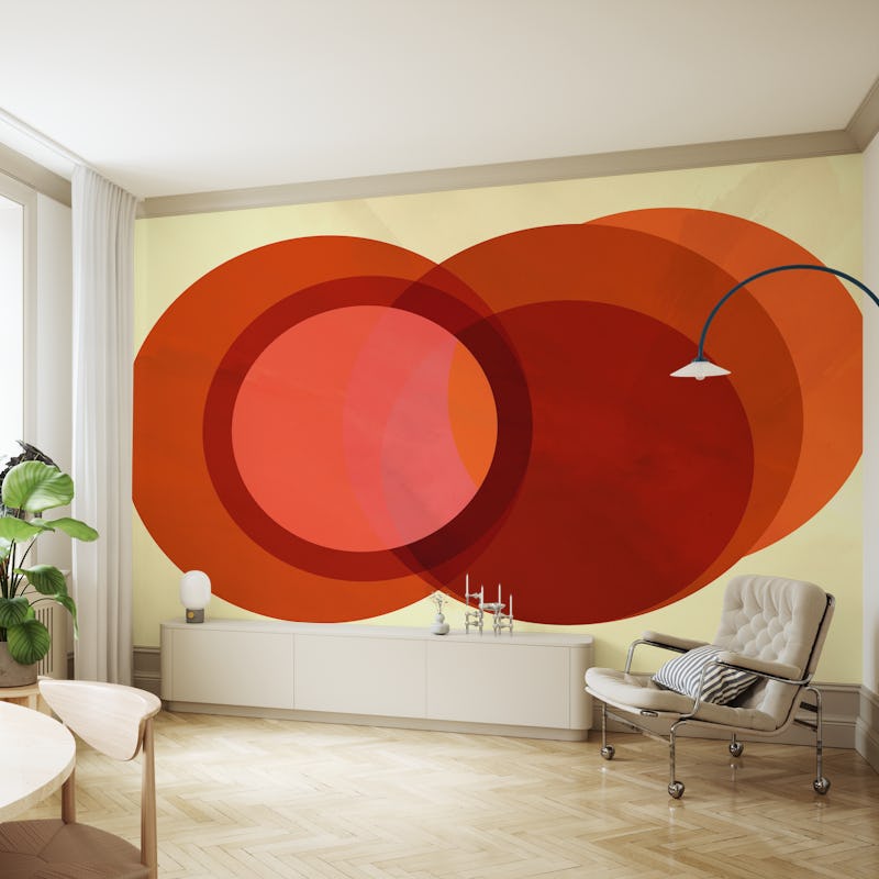 Mid Century Modern Curvy Sun
