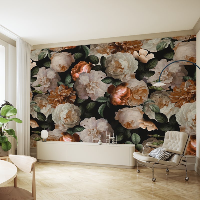 Baroque Vintage Gold Roses