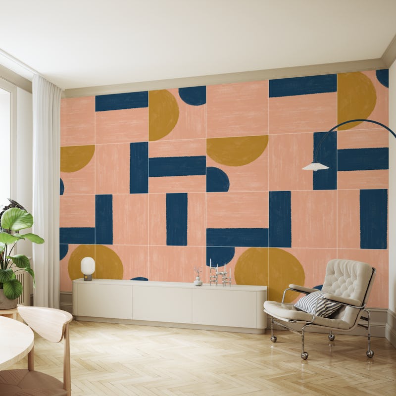 Painted Wall Tiles Three
