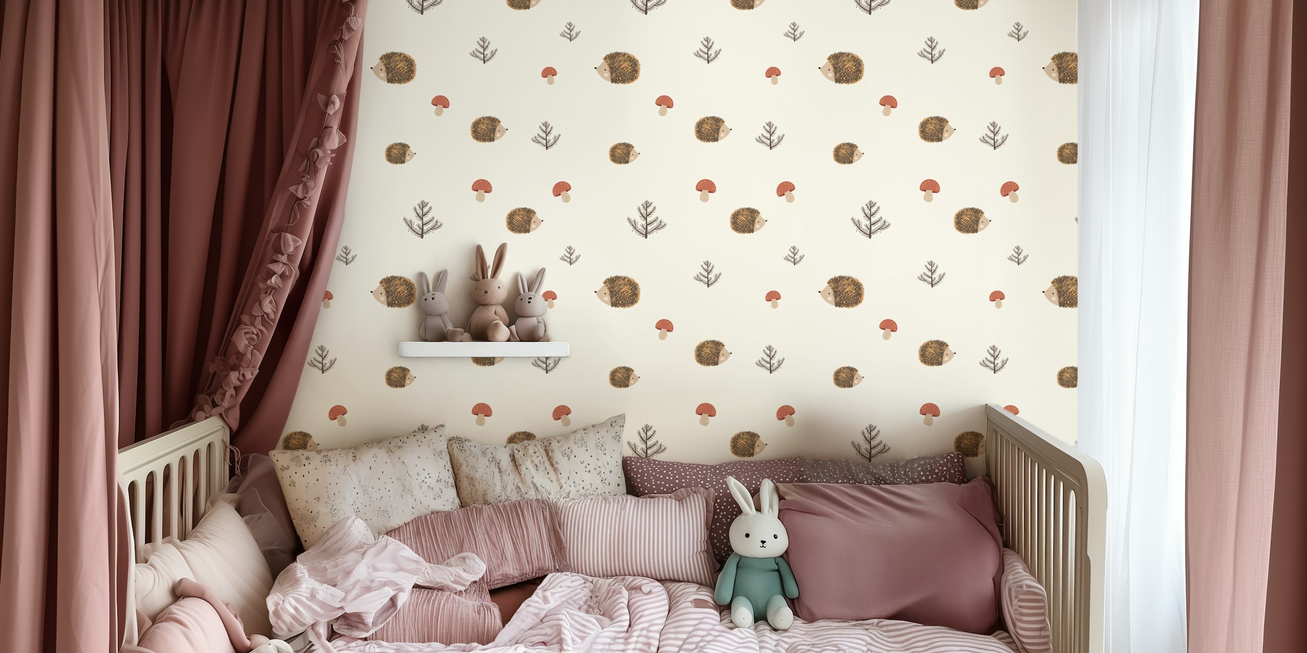 Forest Fauna Adventure behangontwerp