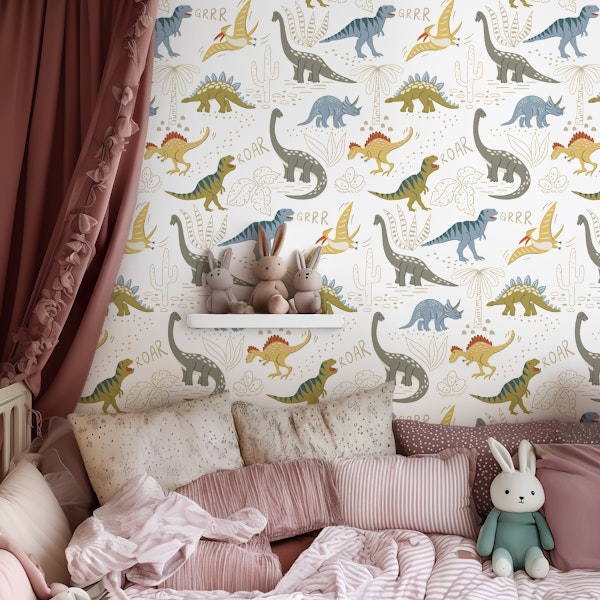 Dinosaurs - neutral earthtones