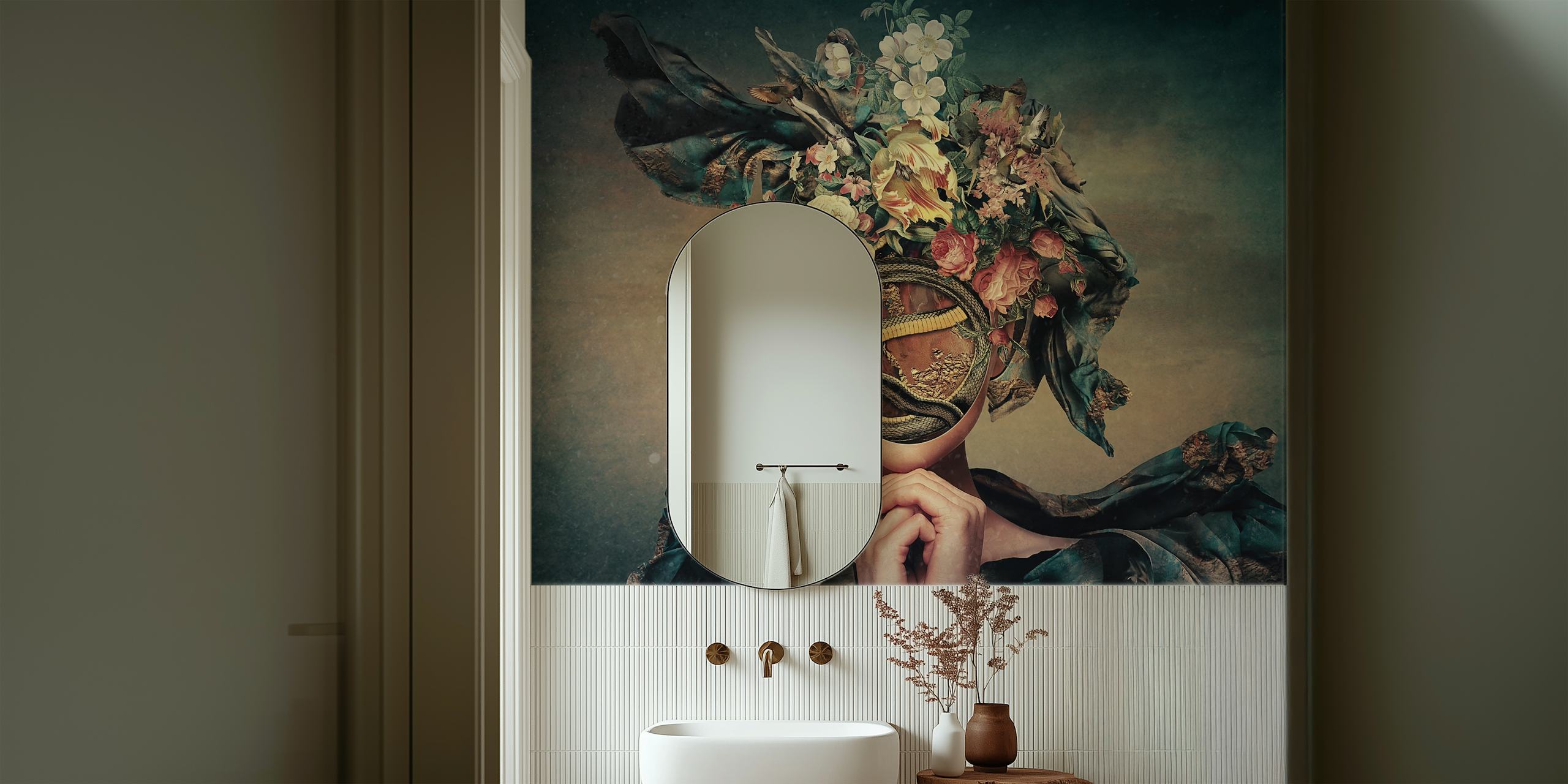 Vibrant blommig design